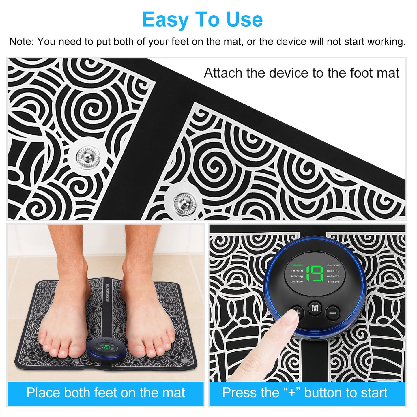 NeuroFlow Reviver™ Foot Massager Mat