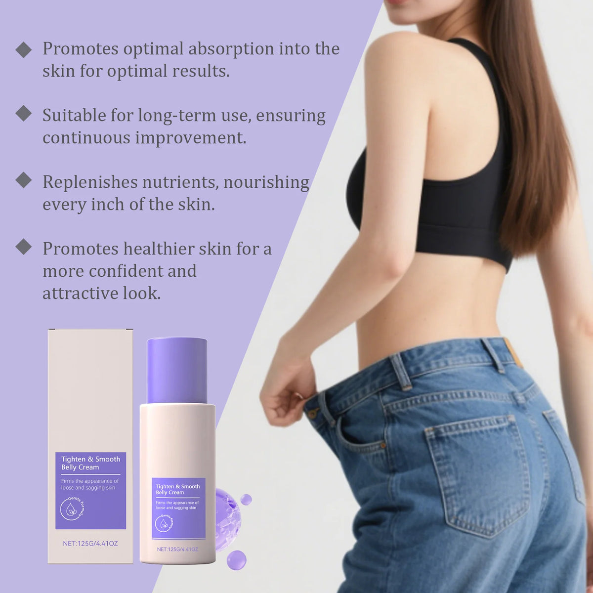 Rose Infused Sculpting Belly Cream