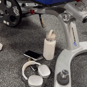 Magnetic Gym Sling Bag with Water Bottle Holder
